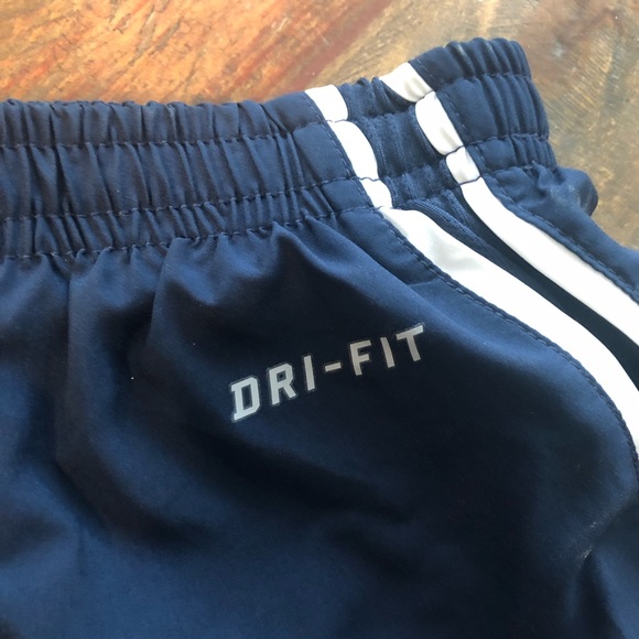 Navy and white Nike running Track shorts (S/P) - Picture 3 of 5